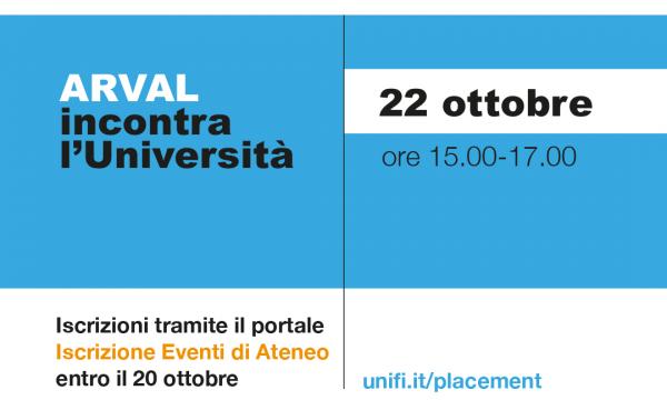 Arval incontra l'Università - 22 ottobre 2025 ore 15:00-17:00