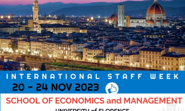 INTERNATIONAL STAFF WEEK @ SCHOOL OF ECONOMICS AND MANAGEMENT.
