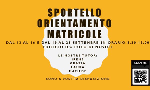 Sportello orientamento matricole 