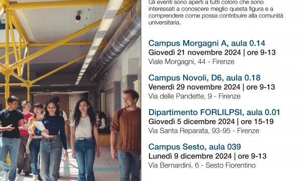 29 NOVEMBRE- Campus Novoli - D6, aula 0.18